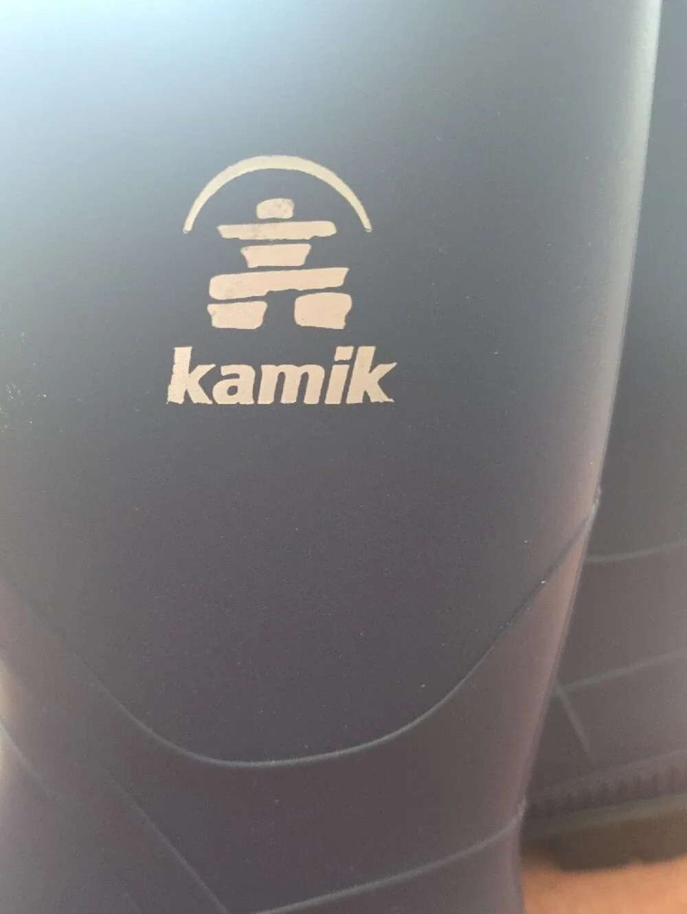 Kamik Navy Waterproof Rubber Boots